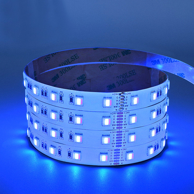 RGBW LED स्ट्रिप लाइट्स 5050 वाटरप्रूफ मल्टी सीन 48LEDs नियॉन लाइट स्ट्रिप का उपयोग करें