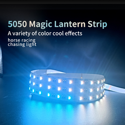 5050 RGBW फोर इन वन एलईडी फ्लेक्सिबल लाइट स्ट्रिप रिमोट कंट्रोल के साथ