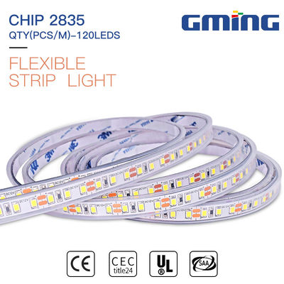 1600lm 120LEDs / M 2835 24V 12W कलर चेंजिंग LED स्ट्रिप